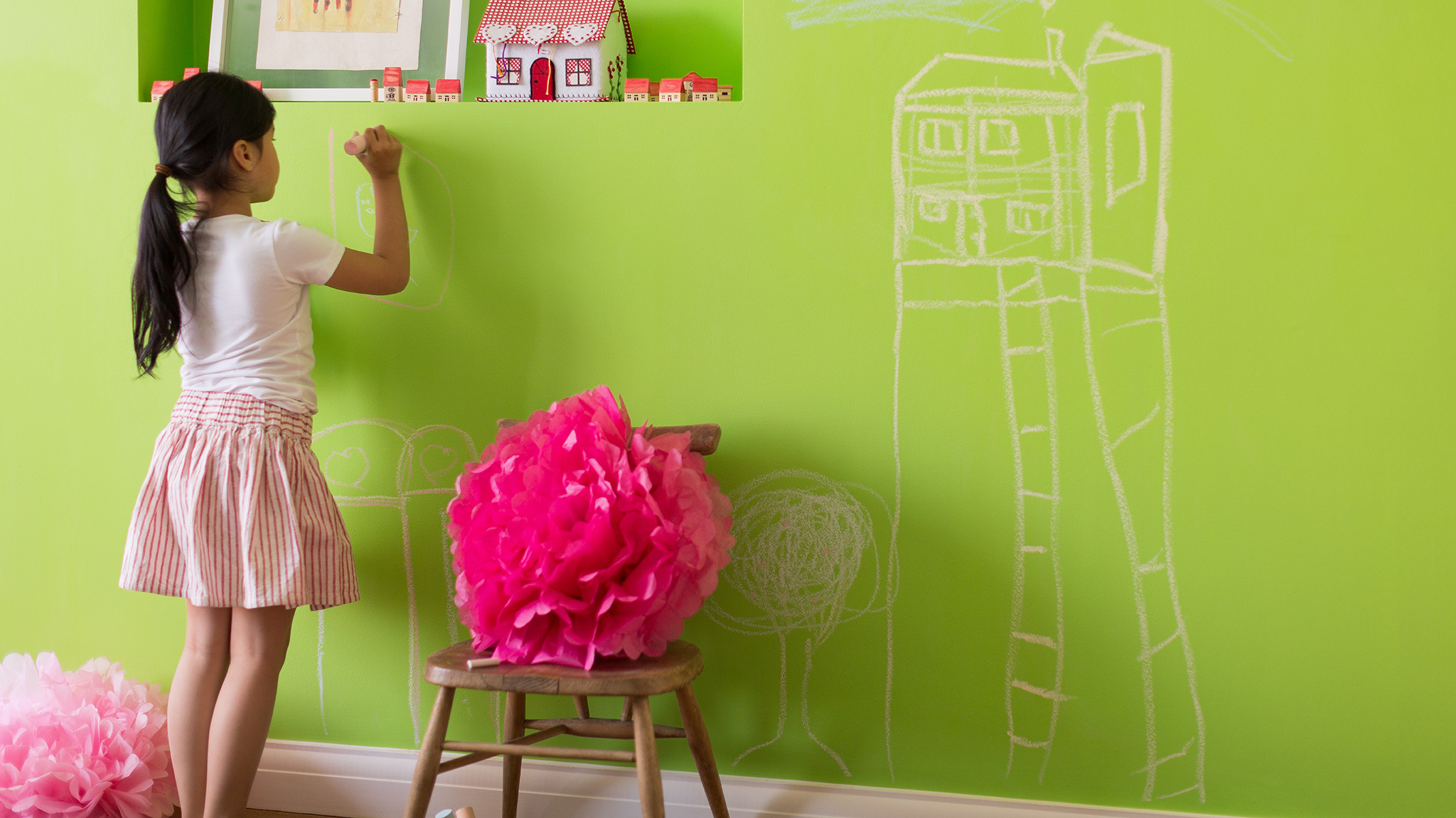 Une peinture facilement lessivable Une peinture facilement lessivable pour les chambres d’enfant