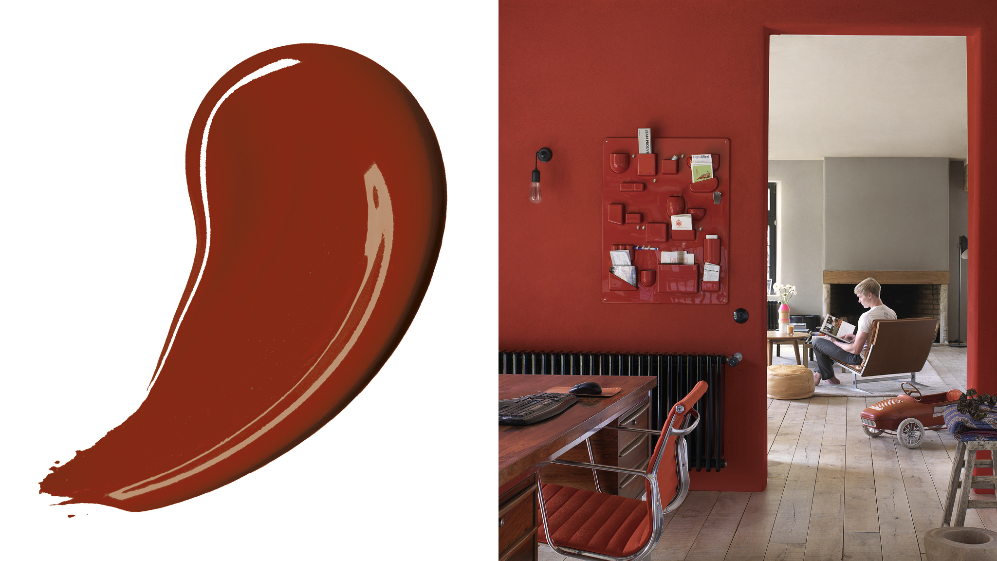Ajouter de la chaleur avec un rouge vif Choisir une palette de couleurs plus foncée est une manière fantastique de rendre instantanément une pièce plus confortable et intime. Des rouges riches et profonds ou des nuances chocolatées ont tendance à repousser les murs vers vous.