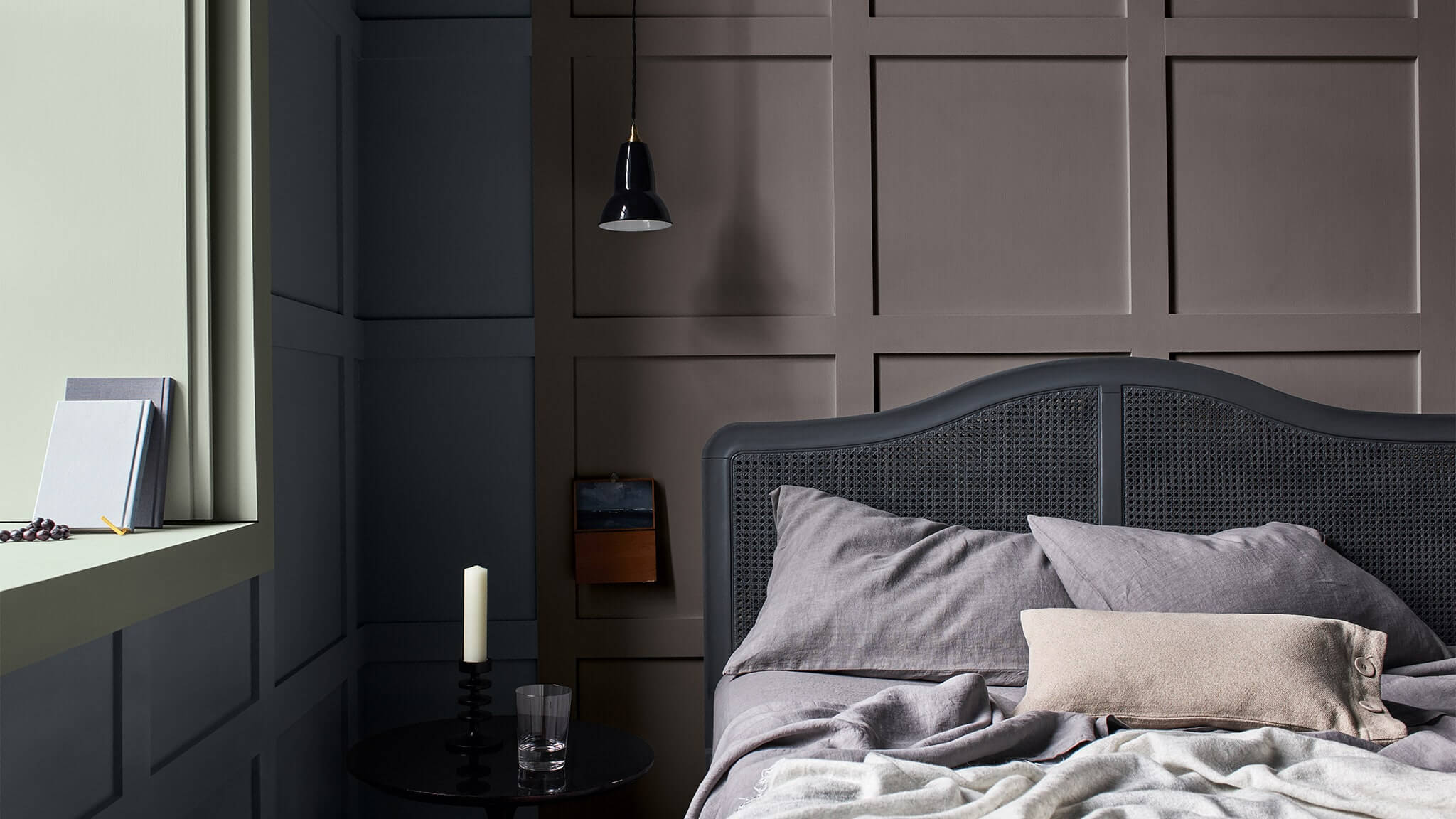 Une chambre minimaliste avec la palette Sens Une chambre minimaliste avec la palette Sens
