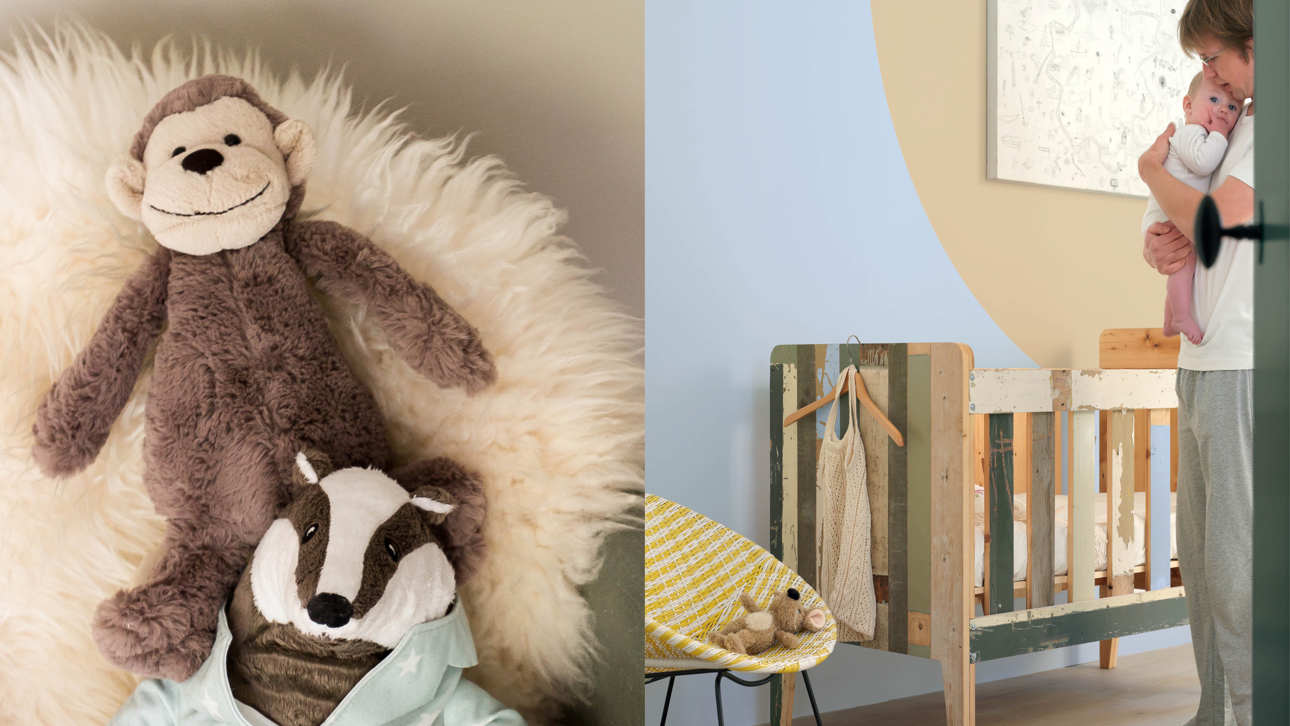 Redonnez une jeunesse à vos meubles avec une couche de peinture fraîche Avant d’acheter de nouveaux meubles, essayez d’utiliser ceux que vous possédez déjà. Vous avez une bibliothèque ou une commode qui prend la poussière ? Deux couches de peinture et elle sera la star de la chambre de votre bébé.