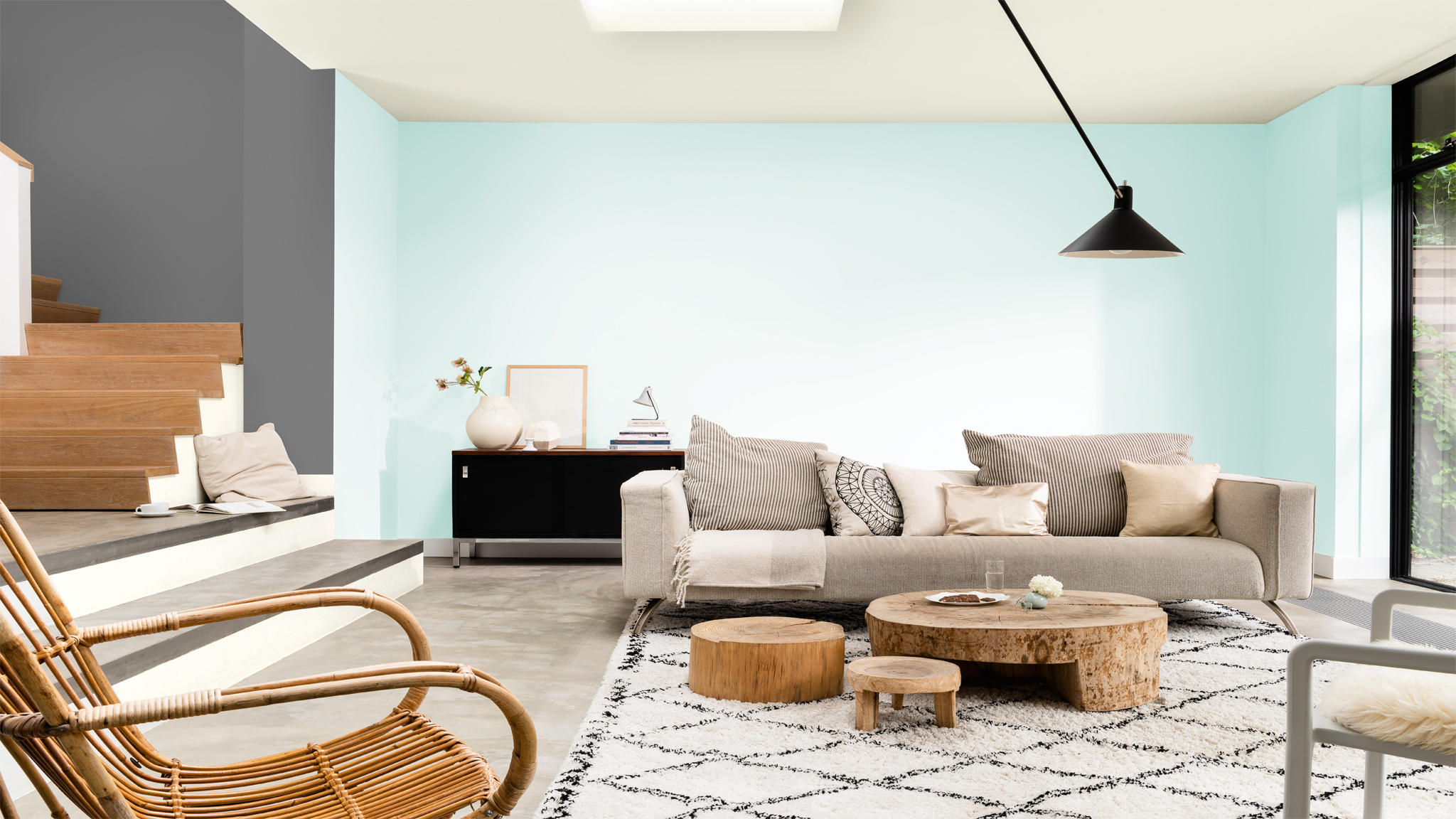 Peinture Si Simple ! avec les teintes Le Bleu Clair et L'Anthracite Peinture Si Simple ! avec les teintes Le Bleu Clair et L'Anthracite