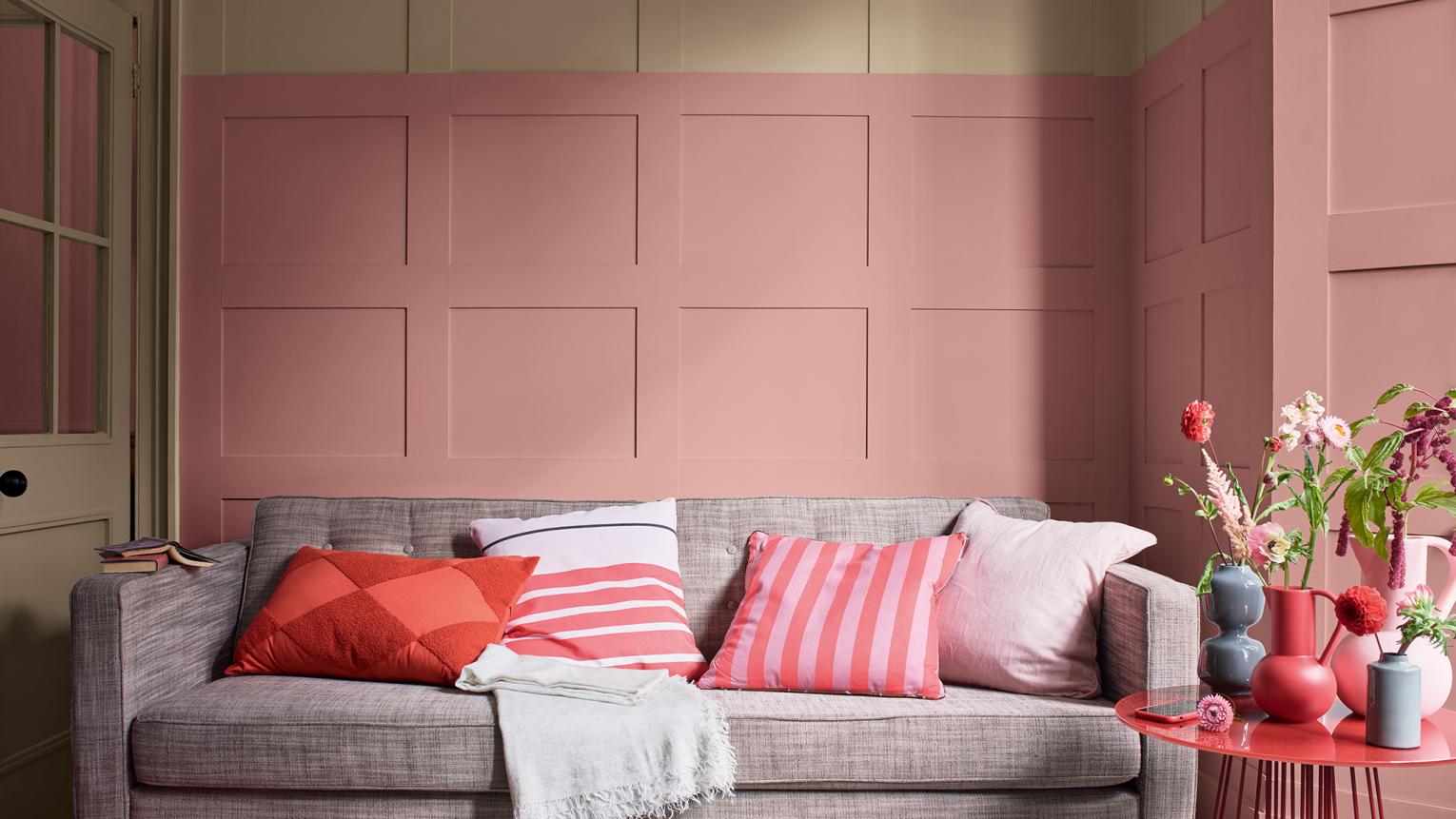 Couleur 2021 de Dulux Valentine avec rose et rouge | Dulux ...