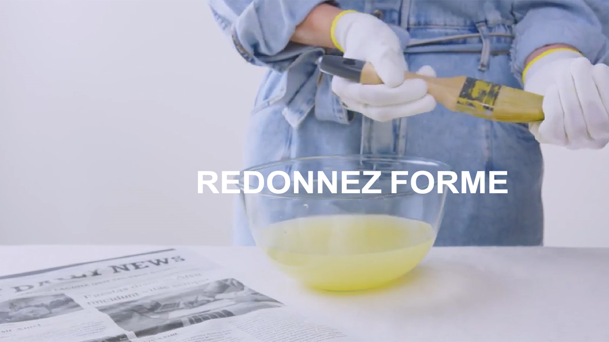 Redonnez forme aux pinceaux Redonnez forme aux pinceaux