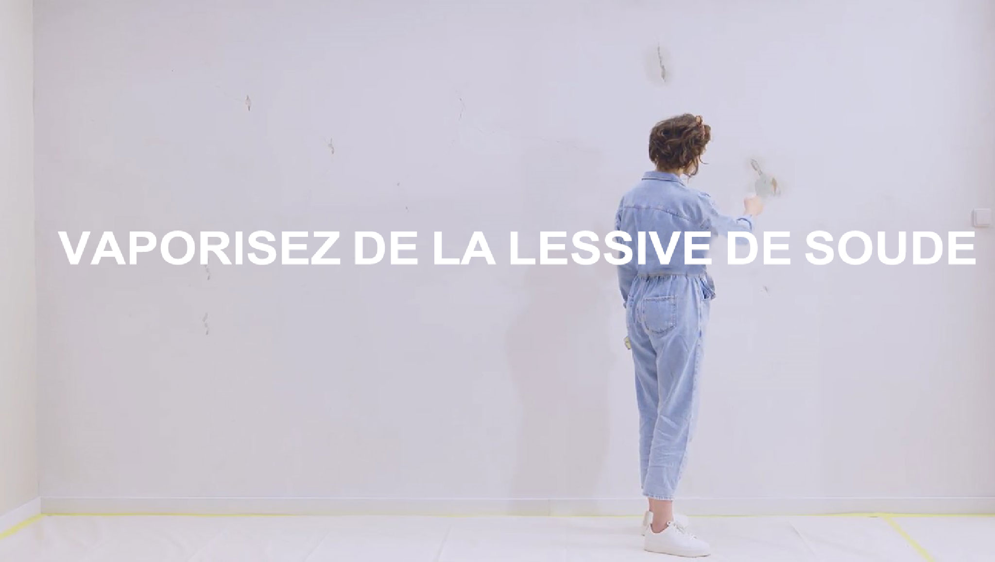 Vaporisez de la lessive de soude Vaporisez de la lessive de soude