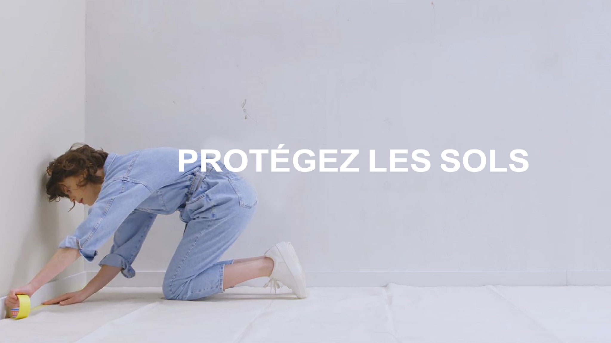 Protégez et masquez les sols pour lessiver vos murs Protégez et masquez les sols pour lessiver vos murs