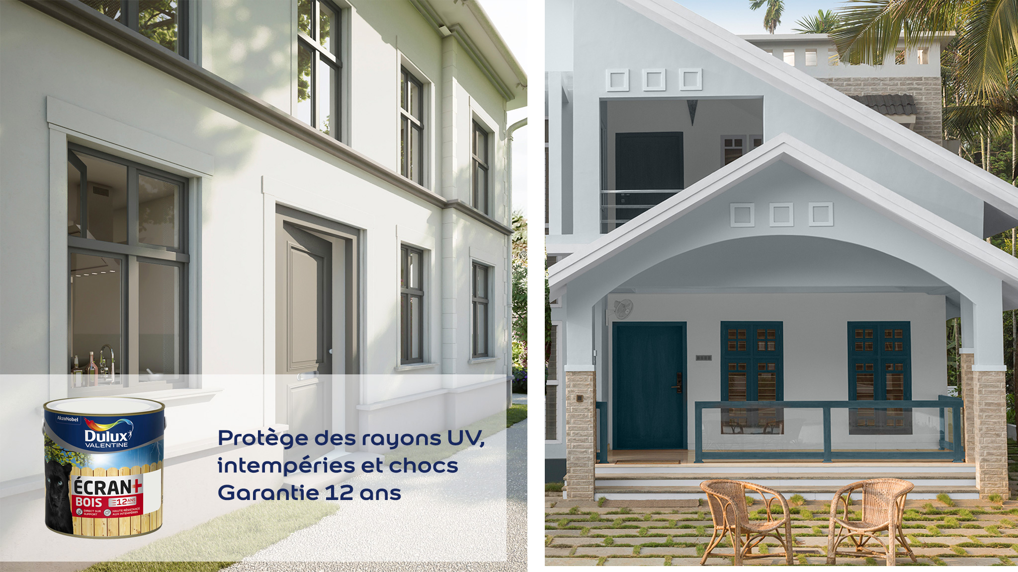 Peindre extérieur - Ecran + bois Peindre extérieur - Ecran + bois
