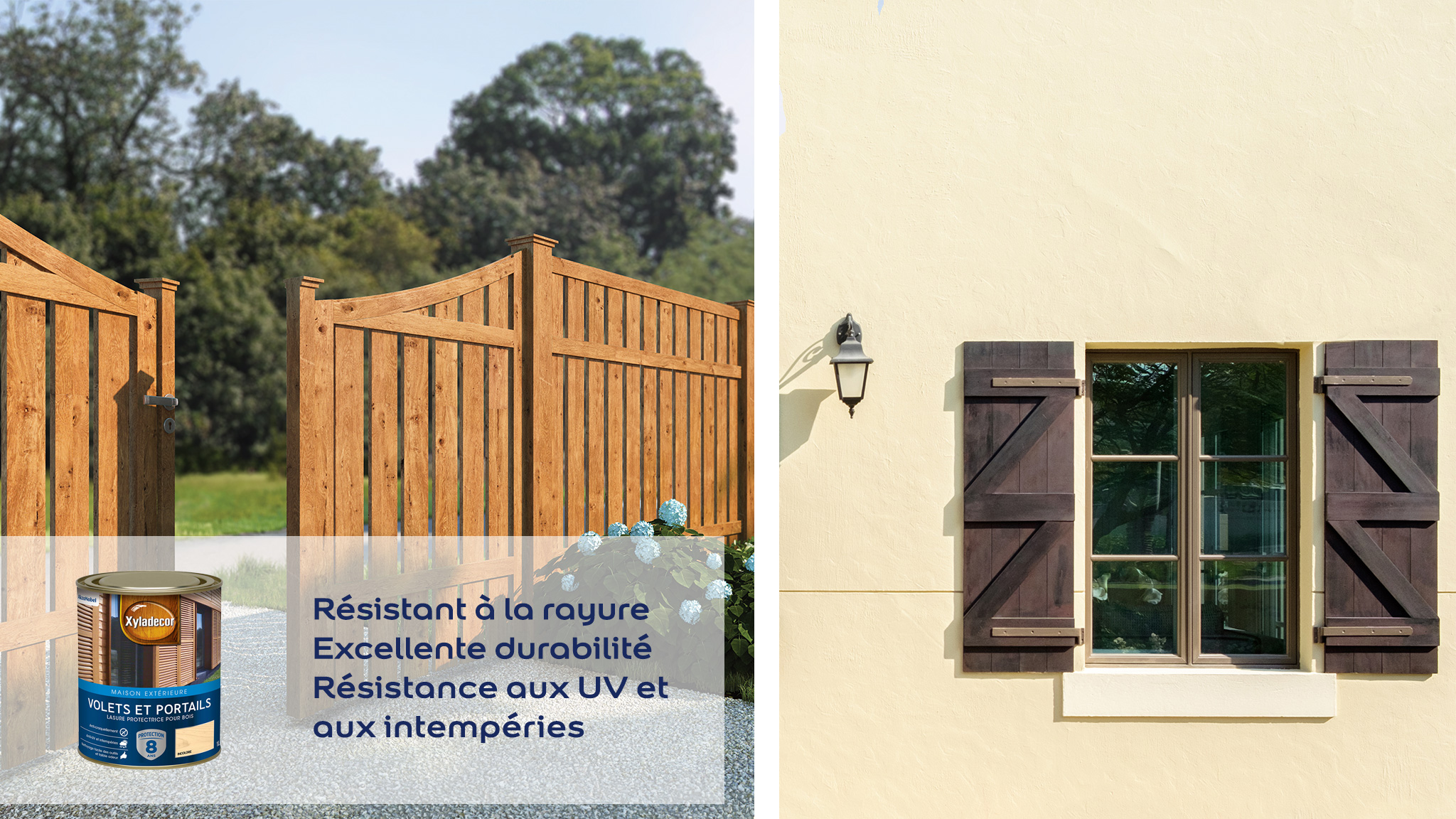 Extérieur : Volets et Portails Extérieur : Volets et Portails
